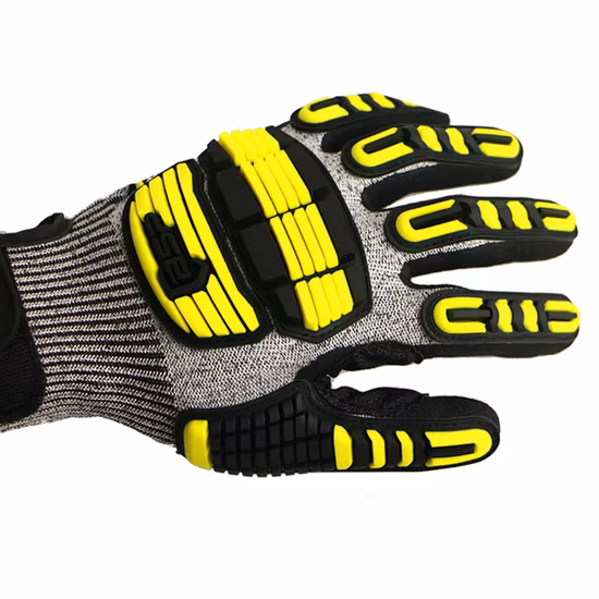 TPR Mechanic Cut Resistant Impact Resistant Gloves