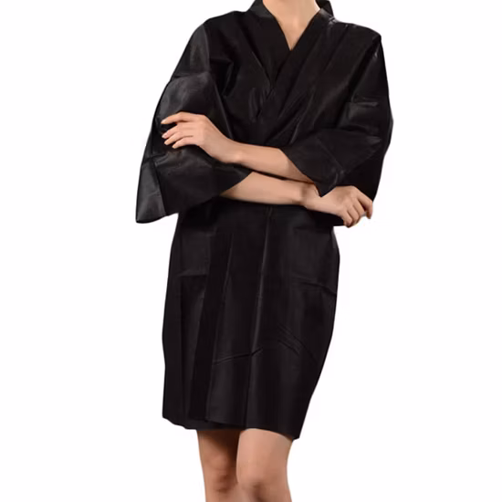 Disposable Nonwoven Bath Robe Kimono