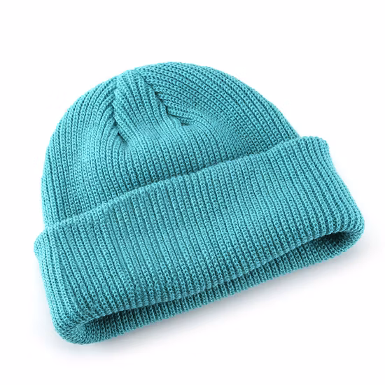 Plain Solid Colors Unisex Winter Knitted Beanie Hats
