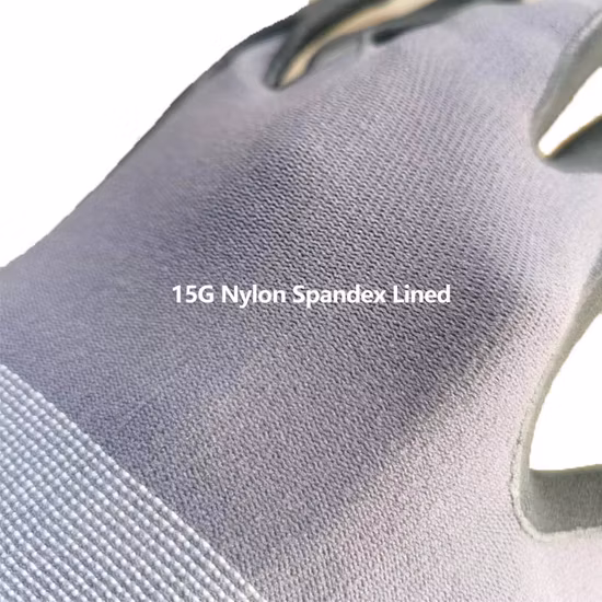 Industrial Seamless Mechanic Work Safety Labor Working Cut Resistant Protective Latex Nitrile Hand Glove